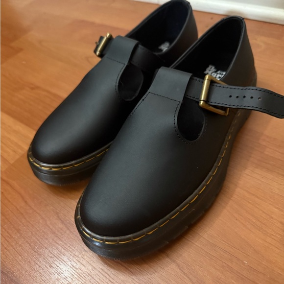 Dr. Martens Black Leather Flats - Picture 2 of 3
